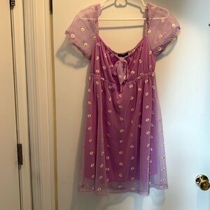 SHEIN purple dress. Look stylish at any gathering.  Gently worn dress.
